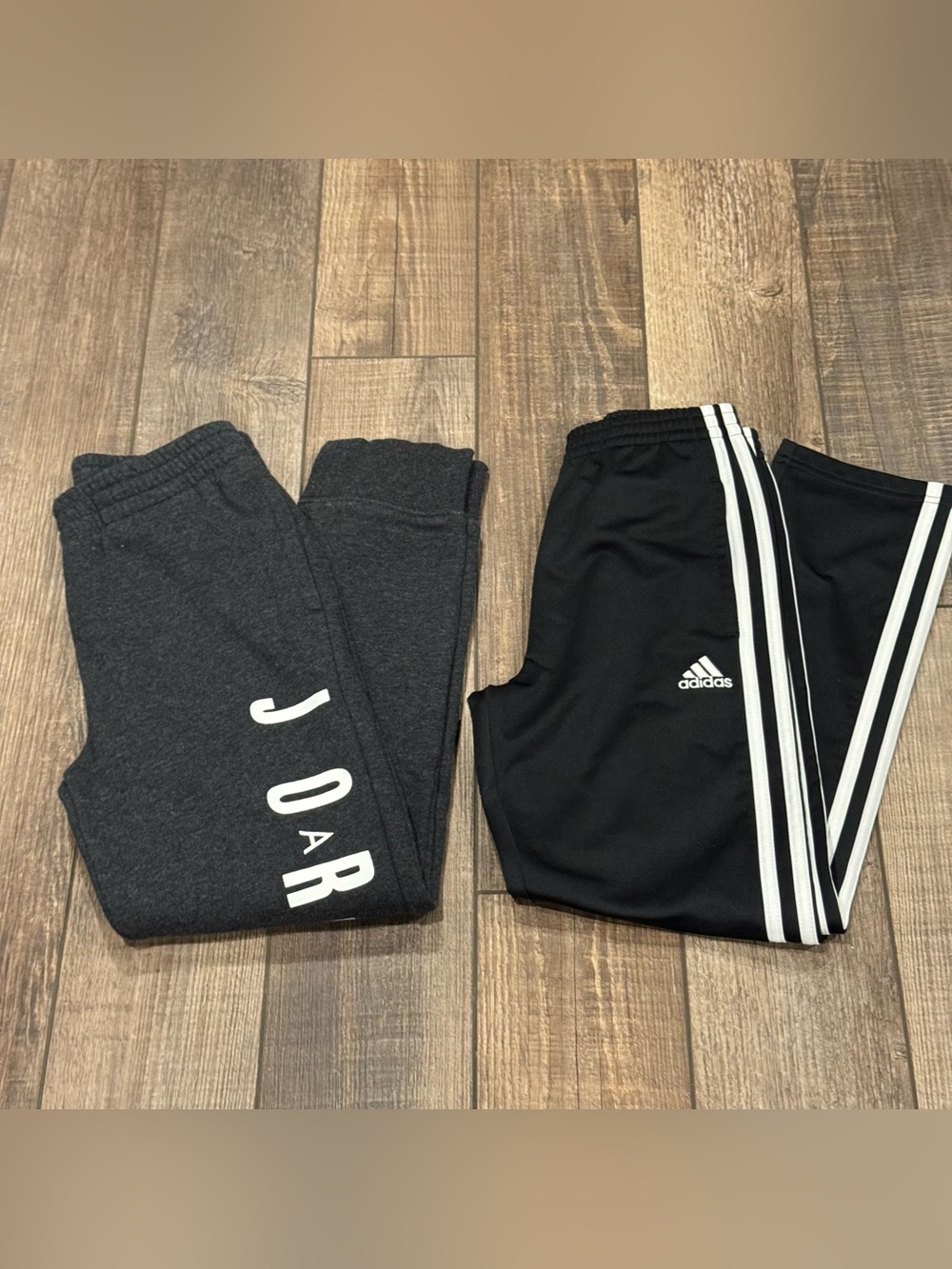 Lot of Jordan & Adidas Boys Joggers Sweatpants Size 7/8-10 See Description